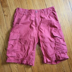 Mens Polo Ralph Lauren Drill Cargo Shorts Classic Fit 29 Color Strawberry Preppy